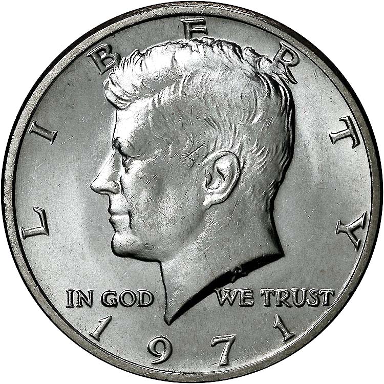 MintProducts Half Dollars 1971 Kennedy Half Dollar Coin